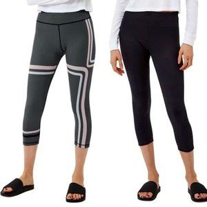 SWEATY BETTY | Double Duty Reversible Crop Leggings, Size S (NWT)